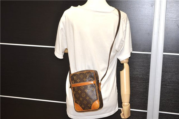 Authentic Louis Vuitton Monogram Danube Shoulder Cross Body Bag M45266 LV 1121G