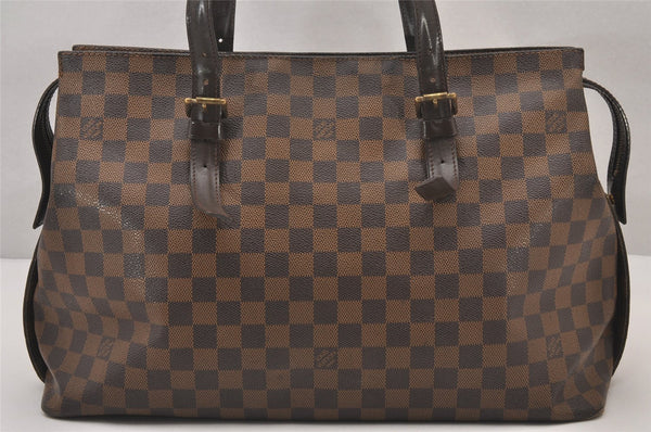 Authentic Louis Vuitton Damier Chelsea Shoulder Tote Bag N51119 LV 1121I