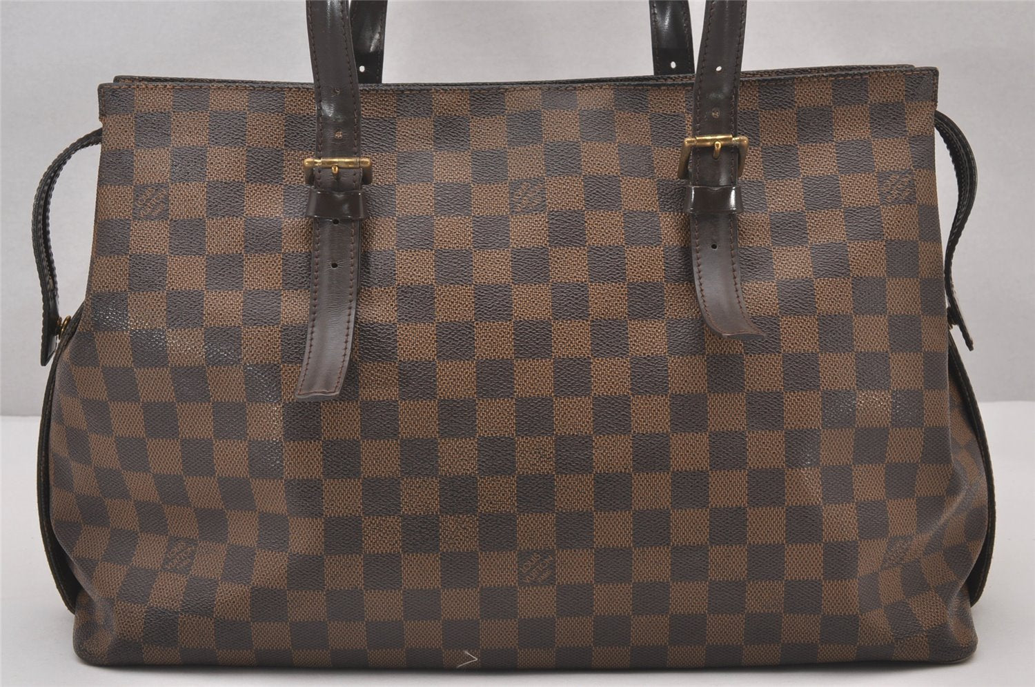 Authentic Louis Vuitton Damier Chelsea Shoulder Tote Bag N51119 LV 1121I