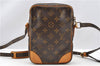 Authentic Louis Vuitton Monogram Danube Shoulder Cross Body Bag M45266 LV 1123G