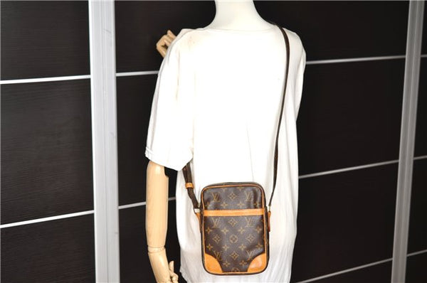 Authentic Louis Vuitton Monogram Danube Shoulder Cross Body Bag M45266 LV 1123G