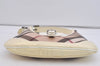 Authentic BURBERRY Nova Check Shoulder Hand Bag Purse PVC Enamel Beige 1123I