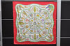 Authentic HERMES Carre 90 Scarf "Qu importe le flacon" Silk Red 1124D