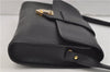 Authentic YVES SAINT LAURENT Shoulder Cross Body Bag Leather Black 1124E