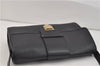 Authentic YVES SAINT LAURENT Shoulder Cross Body Bag Leather Black 1124E