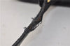 Authentic YVES SAINT LAURENT Shoulder Cross Body Bag Leather Black 1124E