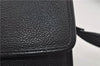 Authentic YVES SAINT LAURENT Shoulder Cross Body Bag Leather Black 1124E