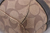 Authentic COACH Signature Shoulder Tote Bag PVC Leather F18917 Brown 1124F