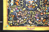 Auth HERMES Carre 90 Scarf "PIERRES d'ORIENT et d'OCCIDENT" Silk Black 1125D