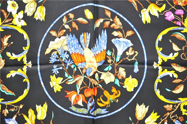 Auth HERMES Carre 90 Scarf 