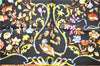 Auth HERMES Carre 90 Scarf "PIERRES d'ORIENT et d'OCCIDENT" Silk Black 1125D