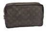 Auth Louis Vuitton Monogram Trousse Toilette 28 Clutch Hand Bag M47522 LV 1127G