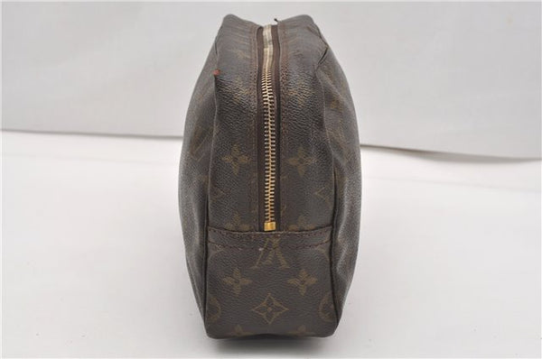 Auth Louis Vuitton Monogram Trousse Toilette 28 Clutch Hand Bag M47522 LV 1127G