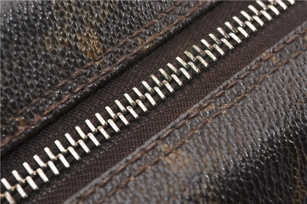 Auth Louis Vuitton Monogram Trousse Toilette 28 Clutch Hand Bag M47522 LV 1127G