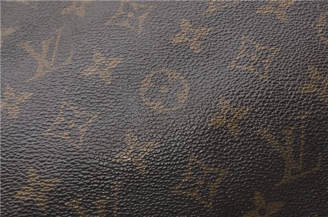 Auth Louis Vuitton Monogram Trousse Toilette 28 Clutch Hand Bag M47522 LV 1127G