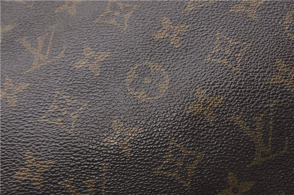 Auth Louis Vuitton Monogram Trousse Toilette 28 Clutch Hand Bag M47522 LV 1127G