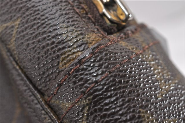 Auth Louis Vuitton Monogram Trousse Toilette 28 Clutch Hand Bag M47522 LV 1127G