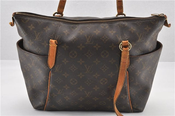 Authentic Louis Vuitton Monogram Totally MM Shoulder Tote Bag M56689 Junk 1130G