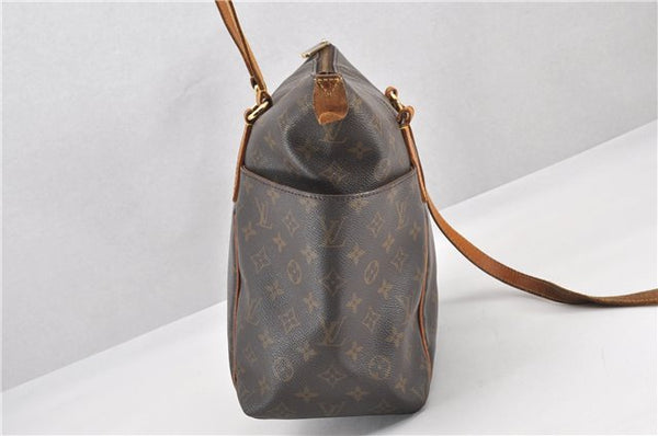 Authentic Louis Vuitton Monogram Totally MM Shoulder Tote Bag M56689 Junk 1130G