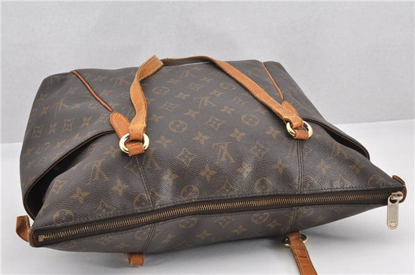 Authentic Louis Vuitton Monogram Totally MM Shoulder Tote Bag M56689 Junk 1130G