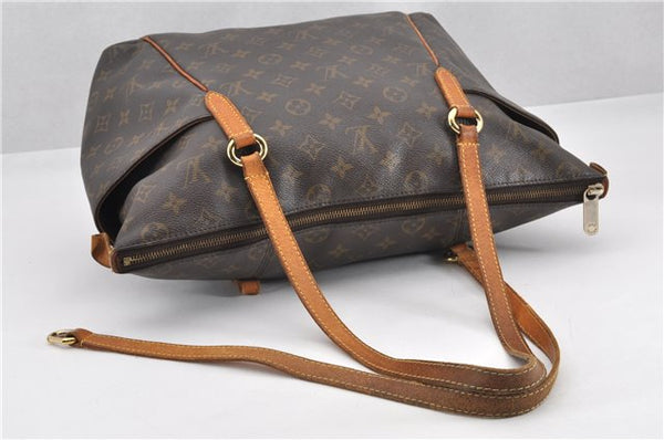 Authentic Louis Vuitton Monogram Totally MM Shoulder Tote Bag M56689 Junk 1130G