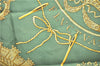 Authentic HERMES Carre 90 Scarf "Les Armes de Paris" Silk Yellow 1131D