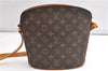 Authentic Louis Vuitton Monogram Drouot Shoulder Cross Body Bag M51290 LV 1132G