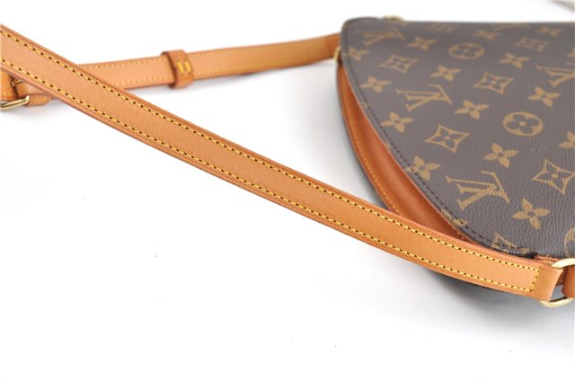 Authentic Louis Vuitton Monogram Drouot Shoulder Cross Body Bag M51290 LV 1132G