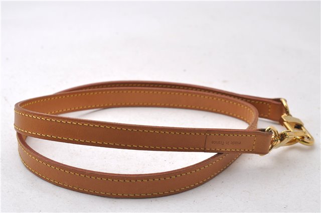 Authentic Louis Vuitton Leather Shoulder Strap Beige 39