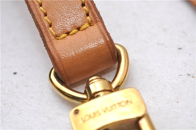 Authentic Louis Vuitton Leather Shoulder Strap Beige 39