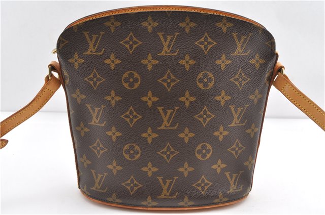 Authentic Louis Vuitton Monogram Drouot Shoulder Cross Body Bag M51290 LV 1133G
