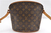 Authentic Louis Vuitton Monogram Drouot Shoulder Cross Body Bag M51290 LV 1133G