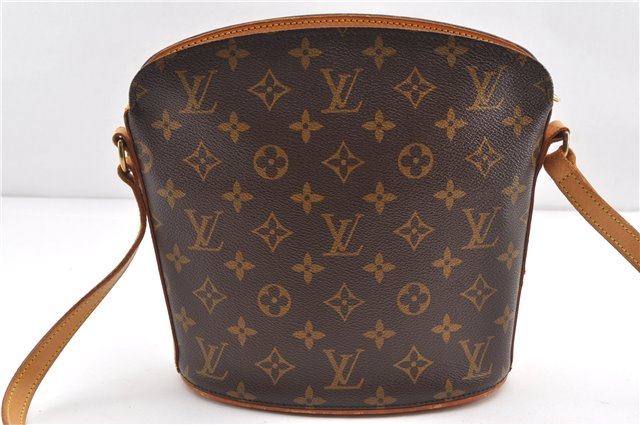 Authentic Louis Vuitton Monogram Drouot Shoulder Cross Body Bag M51290 LV 1133G