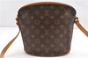 Authentic Louis Vuitton Monogram Drouot Shoulder Cross Body Bag M51290 LV 1133G