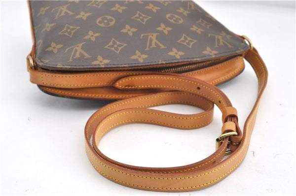 Authentic Louis Vuitton Monogram Drouot Shoulder Cross Body Bag M51290 LV 1133G