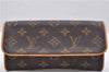 Authentic Louis Vuitton Monogram Pochette Twin PM Shoulder Bag M51854 LV 1134D