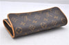 Authentic Louis Vuitton Monogram Pochette Twin PM Shoulder Bag M51854 LV 1134D