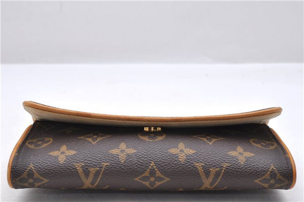 Authentic Louis Vuitton Monogram Pochette Twin PM Shoulder Bag M51854 LV 1134D