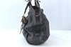 Authentic Christian Dior Cannage Shoulder Tote Bag Leather Black 1134E