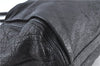 Authentic Christian Dior Cannage Shoulder Tote Bag Leather Black 1134E