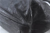 Authentic Christian Dior Cannage Shoulder Tote Bag Leather Black 1134E