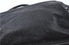 Authentic Christian Dior Cannage Shoulder Tote Bag Leather Black 1134E