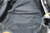 Authentic Christian Dior Cannage Shoulder Tote Bag Leather Black 1134E