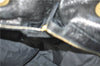 Authentic Christian Dior Cannage Shoulder Tote Bag Leather Black 1134E