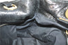 Authentic Christian Dior Cannage Shoulder Tote Bag Leather Black 1134E