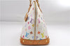 Auth Louis Vuitton Monogram Multicolor Alma PM Hand Bag White M92647 LV 1135E