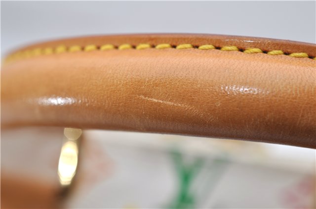 Auth Louis Vuitton Monogram Multicolor Alma PM Hand Bag White M92647 LV 1135E