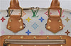Auth Louis Vuitton Monogram Multicolor Alma PM Hand Bag White M92647 LV 1135E
