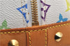 Auth Louis Vuitton Monogram Multicolor Alma PM Hand Bag White M92647 LV 1135E