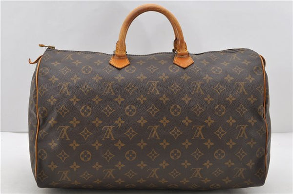 Authentic Louis Vuitton Monogram Speedy 40 Hand Bag M41522 LV 1138D